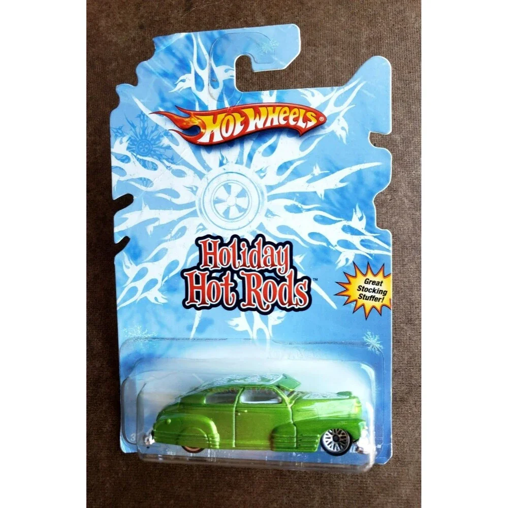 2008 Hot Wheels '47 CHEVY FLEETLINE Metalflake Green HOLIDAY HOT RODS Lace Wheel